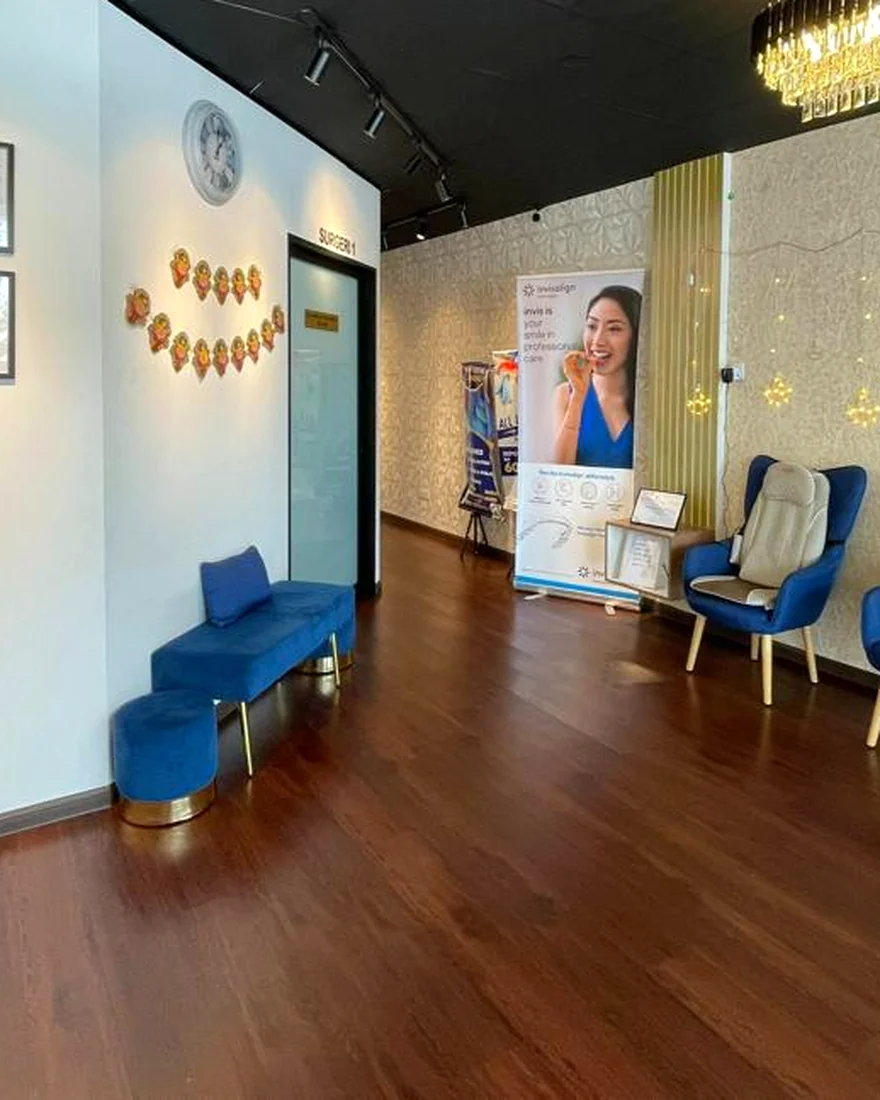 The waiting area at Klinik Pergigian Kajang Sentral