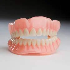 A set of full dentures