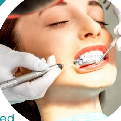 Scaling and polishing at the clinic